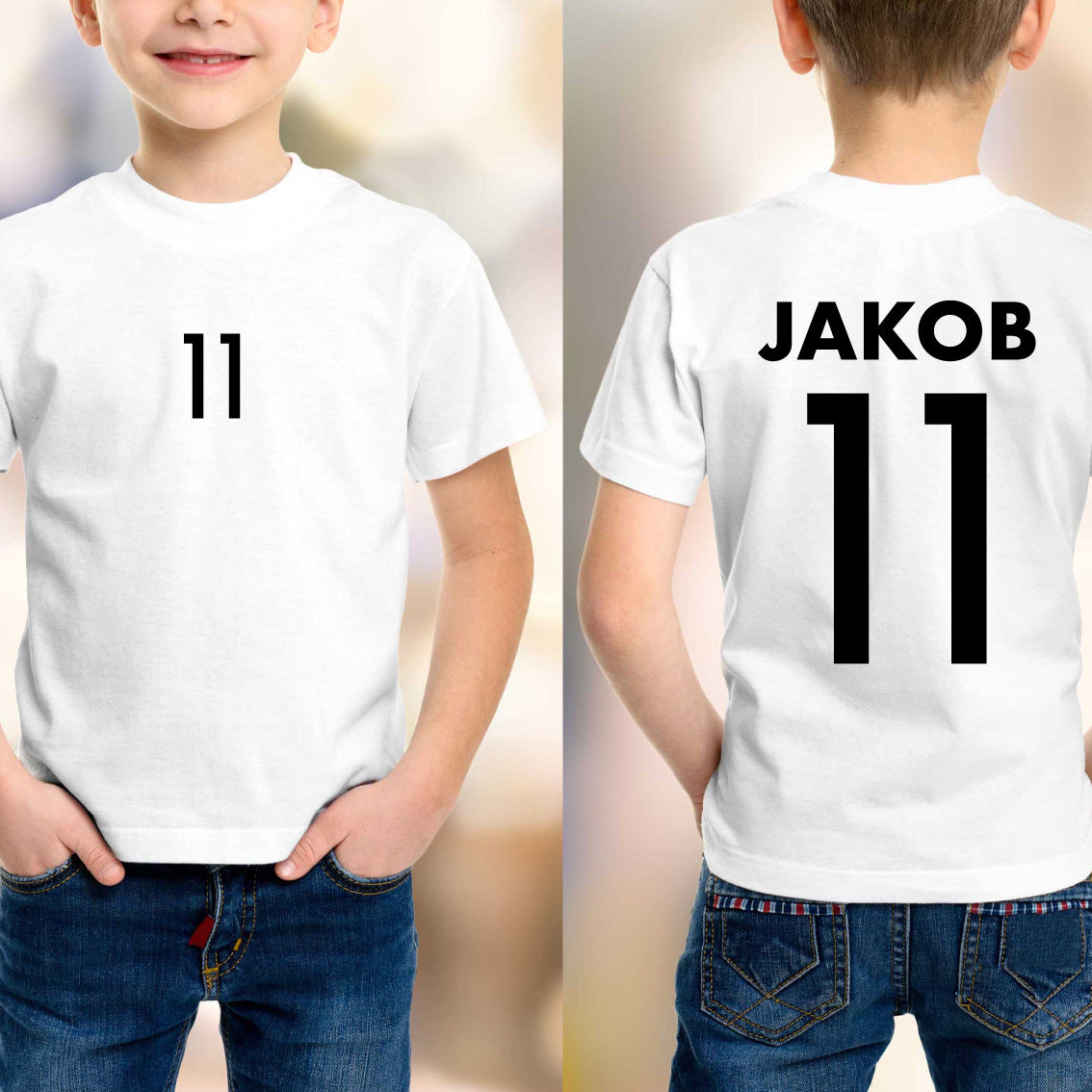 Personalizirana rojstnodnevna majica – športni dres z imenom in številko