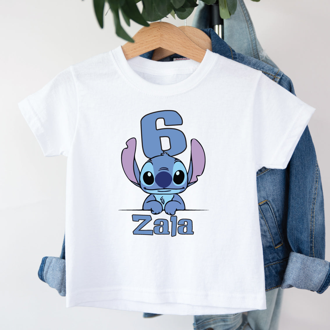 Otroška rojstnodnevna majica s številko in imenom