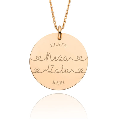 Personalizirana srebrna verižica – Najlepše darilo za mami / babi...