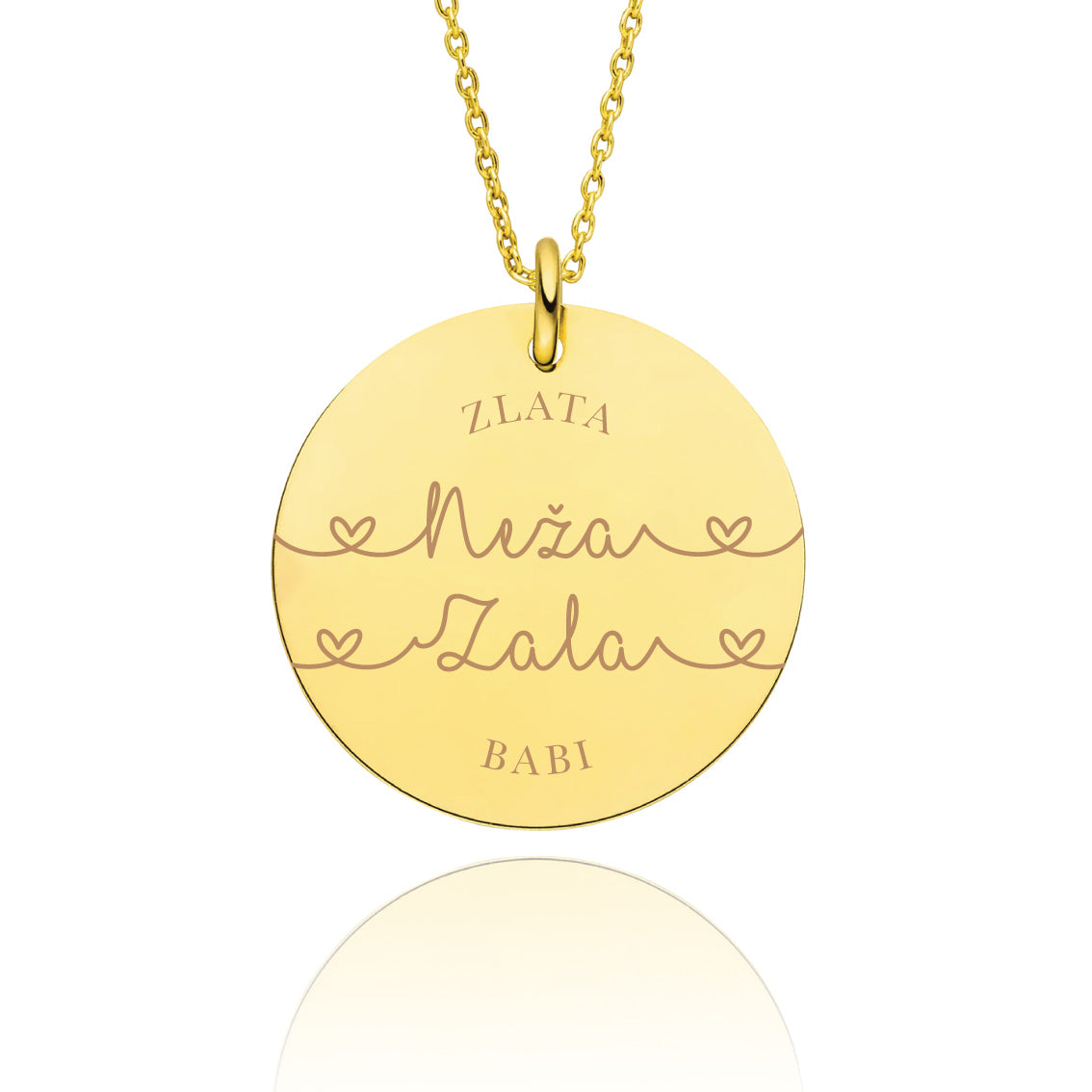 Personalizirana srebrna verižica – Najlepše darilo za mami / babi...